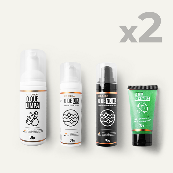 Kit Cuida x2 - Skin Care da ManClub - Cuidado Facial Masculino - Imagem 1