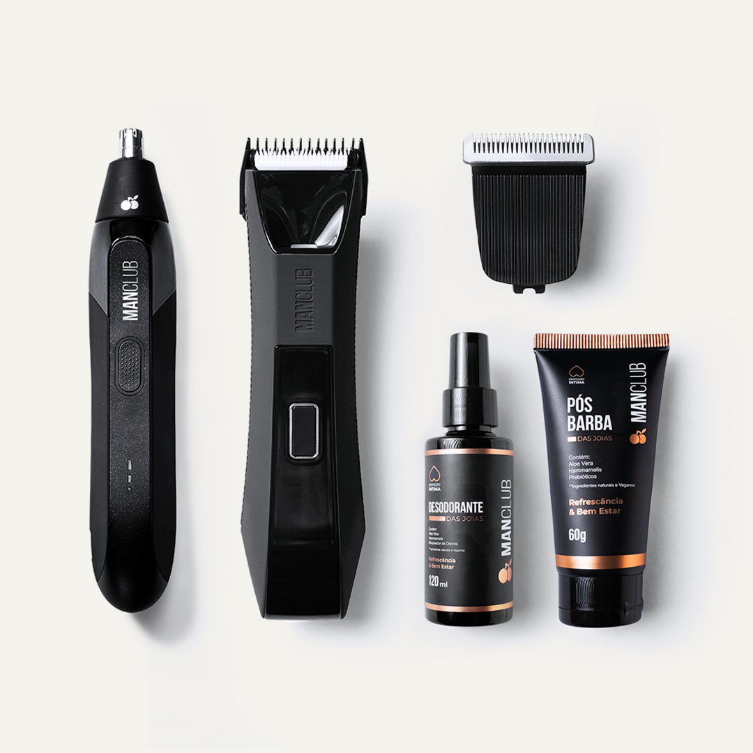 Kit Refresca - O Desmatador 2.0 + O Polidor + O Desodorante das Joias + Pós Barba das Joias + Lâmina Extra