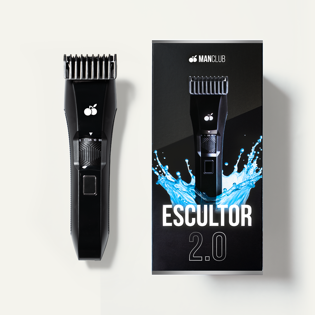 Barbeador O Escultor 2.0 - O Melhor Barbeador Elétrico para Barba e Cabelo | ManClub