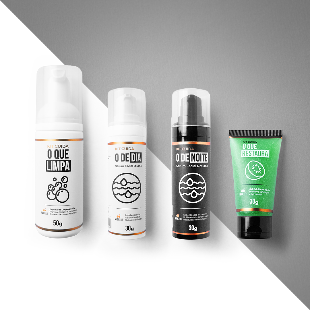 Kit Cuida - Skin Care da ManClub - Cuidado Facial Masculino