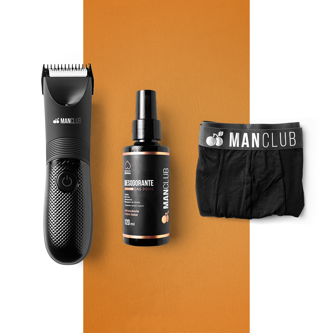 Kit Refresca - Desmatador + Desodorante das Joias + Cueca Boxer