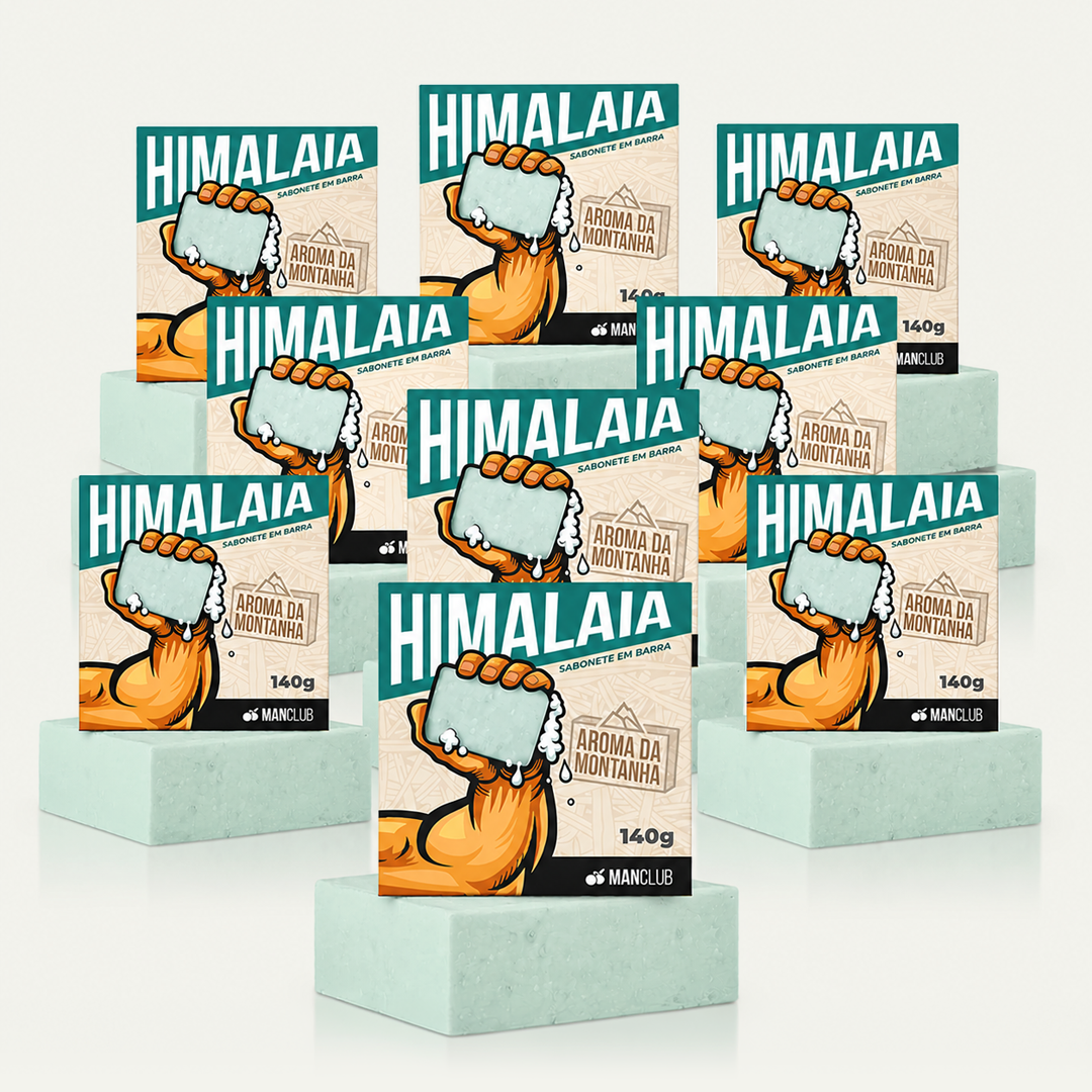 Sabonete Himalaia - Sabonete Masculino em Barra com Hortelã, Laranja e Cedro