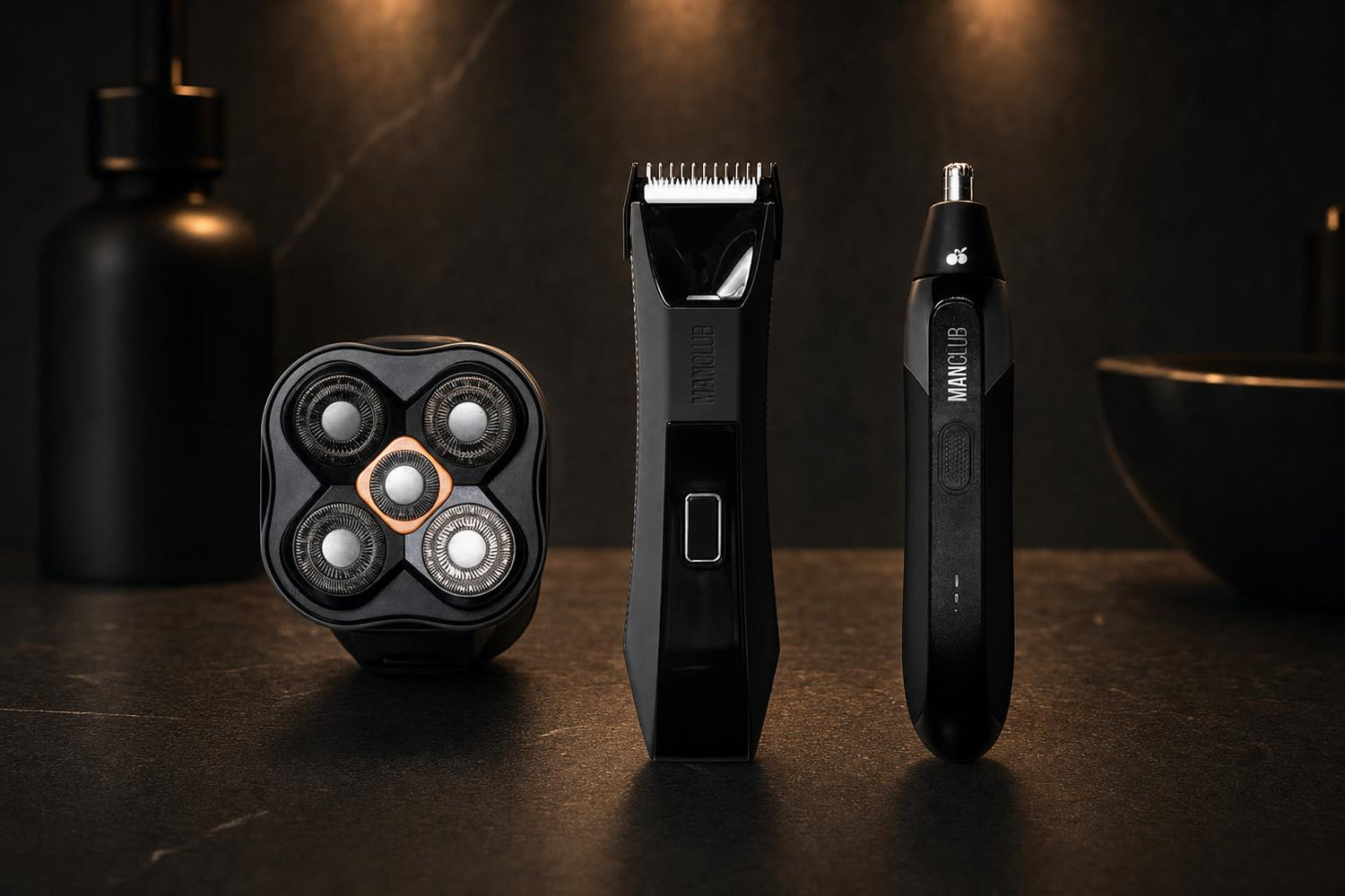 Rotina de grooming masculino com os aparadores da ManClub: O Polidor, O Desmatador 2.0 e O Podador