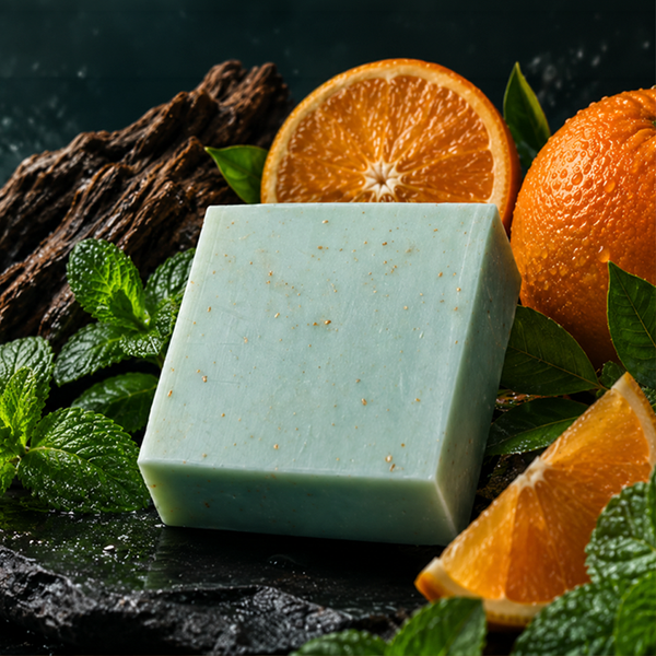Sabonete Himalaia - Sabonete Masculino em Barra com Hortelã, Laranja e Cedro - Imagem 4