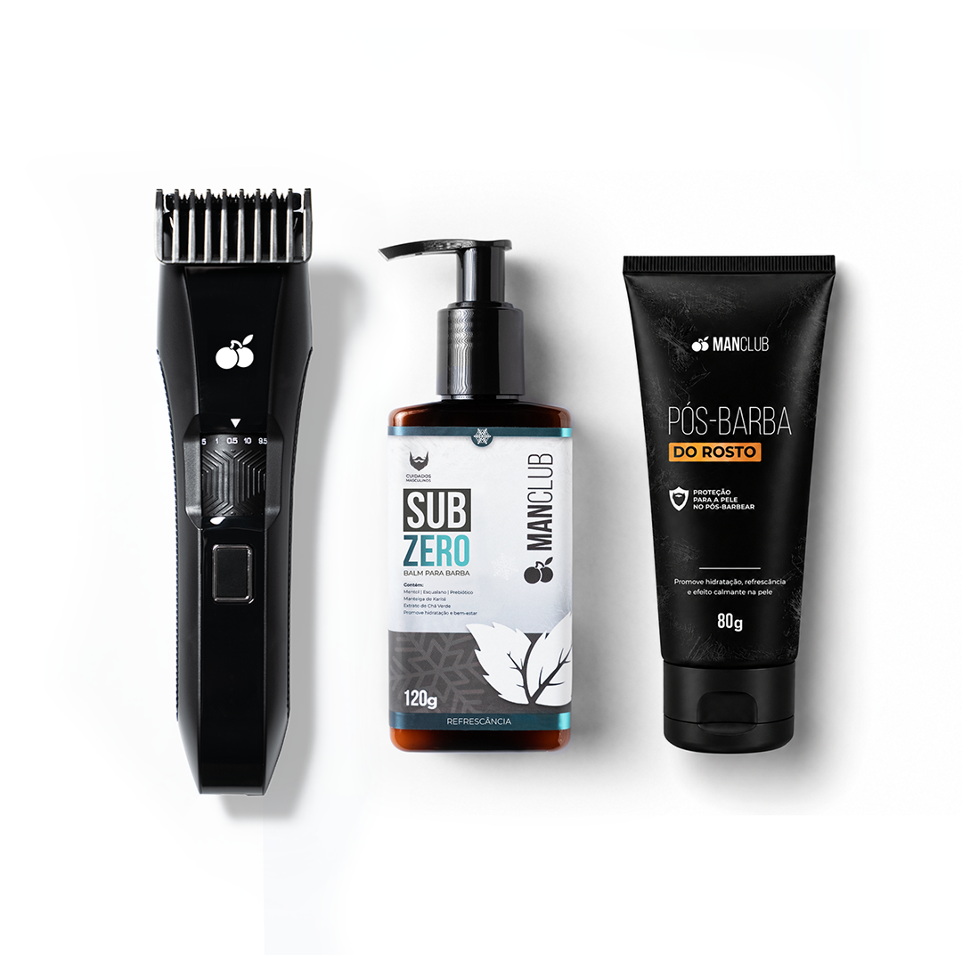 Kit Barba - Escultor 2.0 + Balm + Pós Barba do Rosto