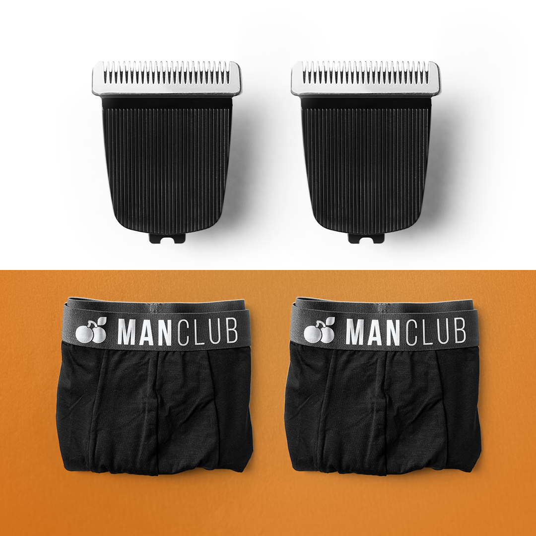 2 Cuecas Boxer + 2 Lâminas Extra