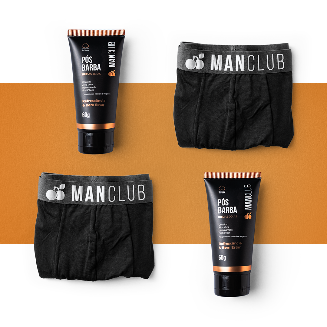 2 Pós-barba das Joias + 2 Boxer ManClub