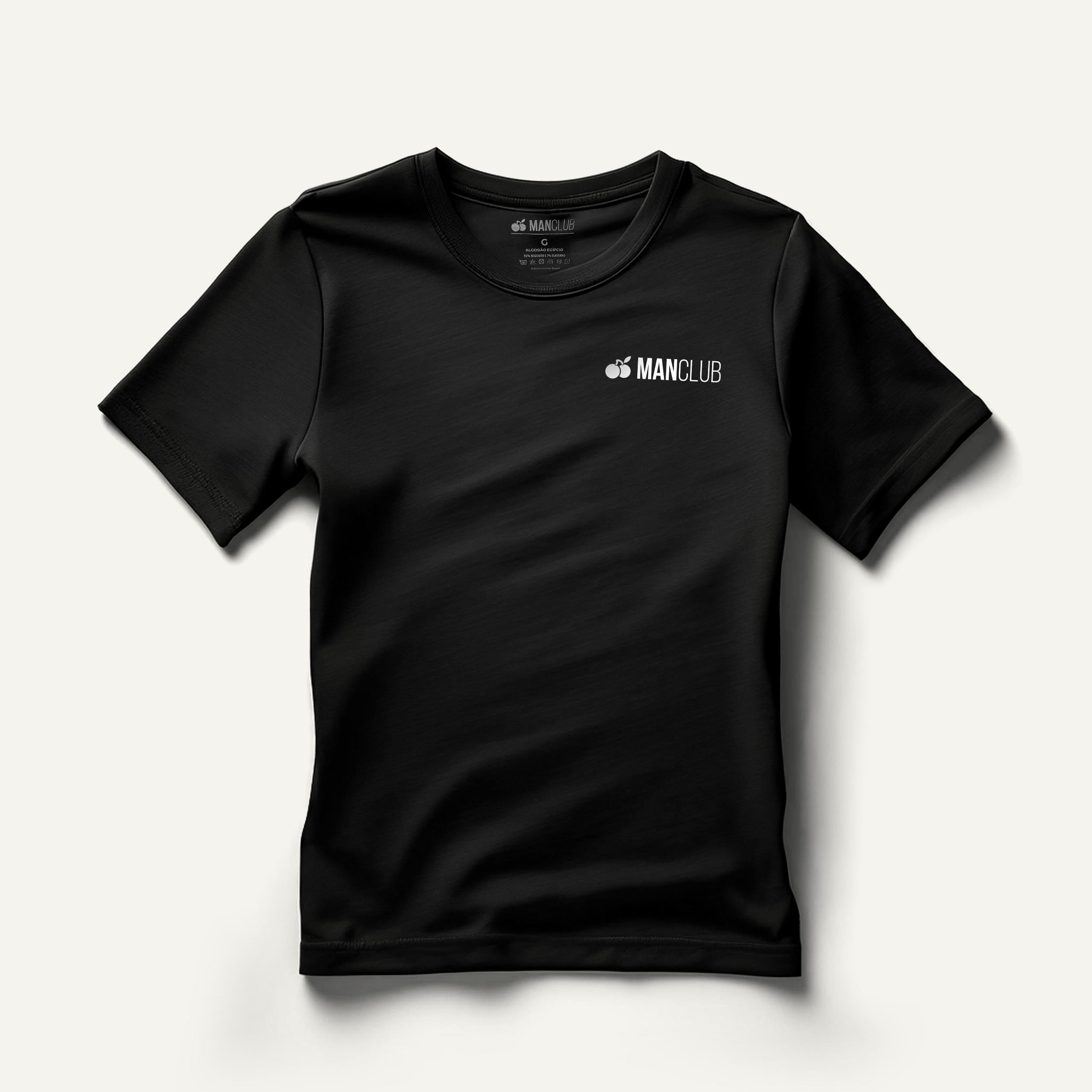 T-Shirt ManClub - Camiseta Algodão Egípcio