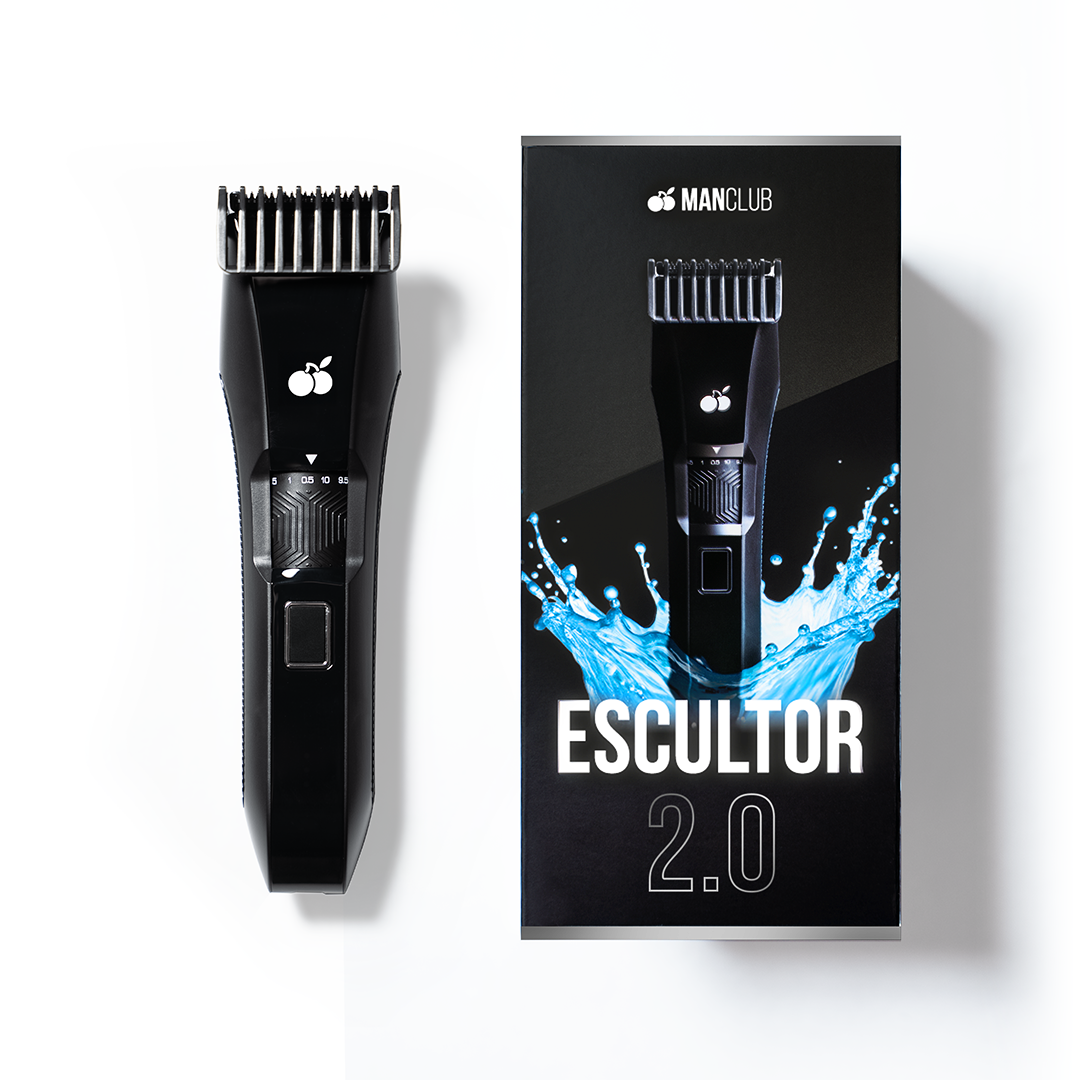 Barbeador O Escultor 2.0 - O Melhor Barbeador Elétrico para Barba e Cabelo | ManClub