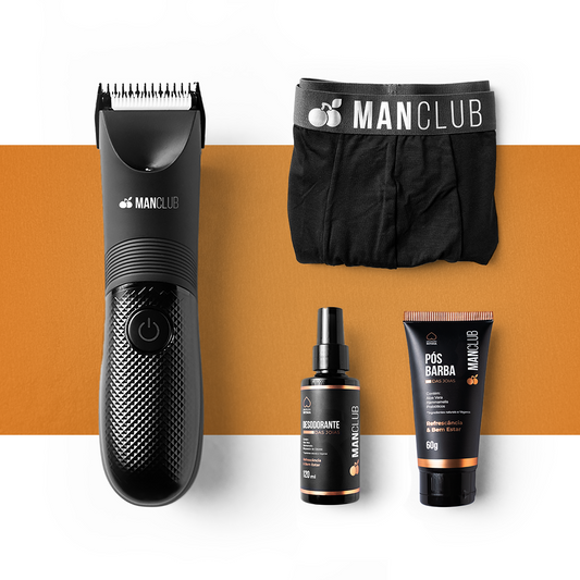 Kit Prepara - 1 Desmatador + 1 Desodorante das Joias + 1 Pós-barba das joias + 1 cueca boxer de brinde